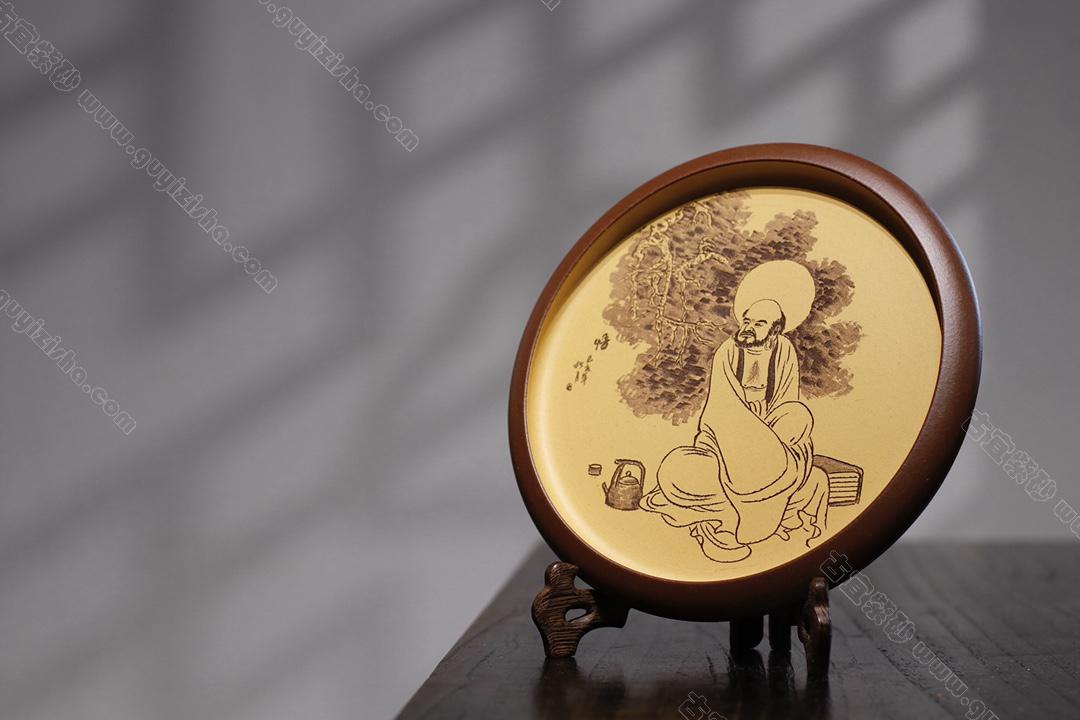 鸣雨赏盘|民间艺人紫砂壶价格|段泥0CC