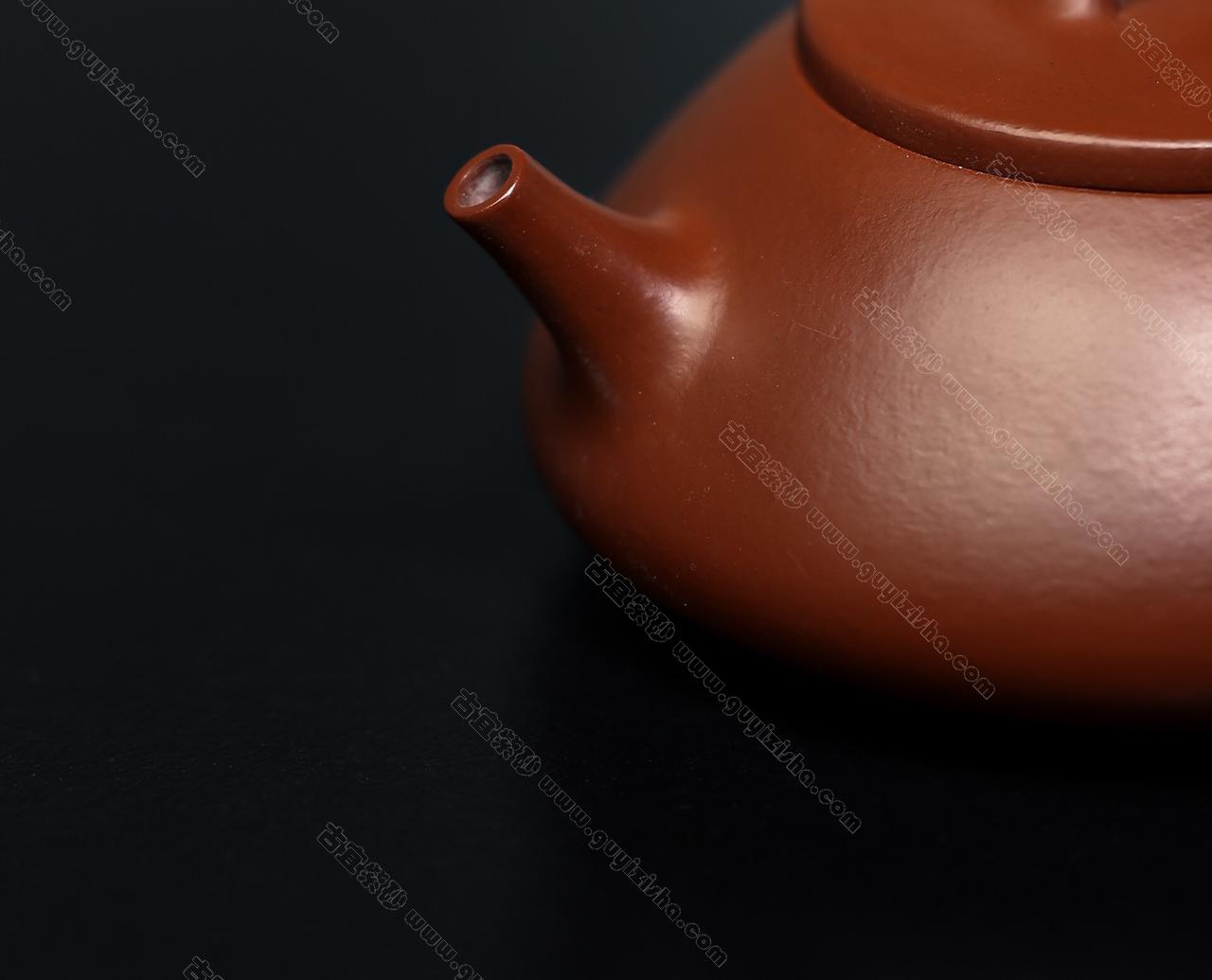 任瓢|正品李杰紫砂壶价格|朱泥150CC