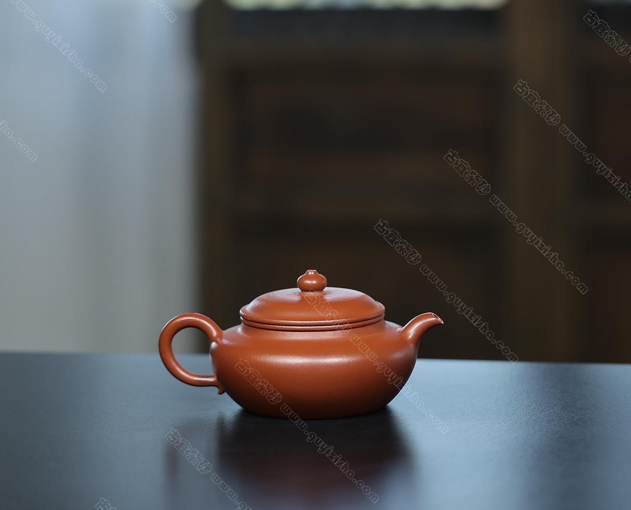 锦古|正品李杰紫砂壶价格|大红袍210CC