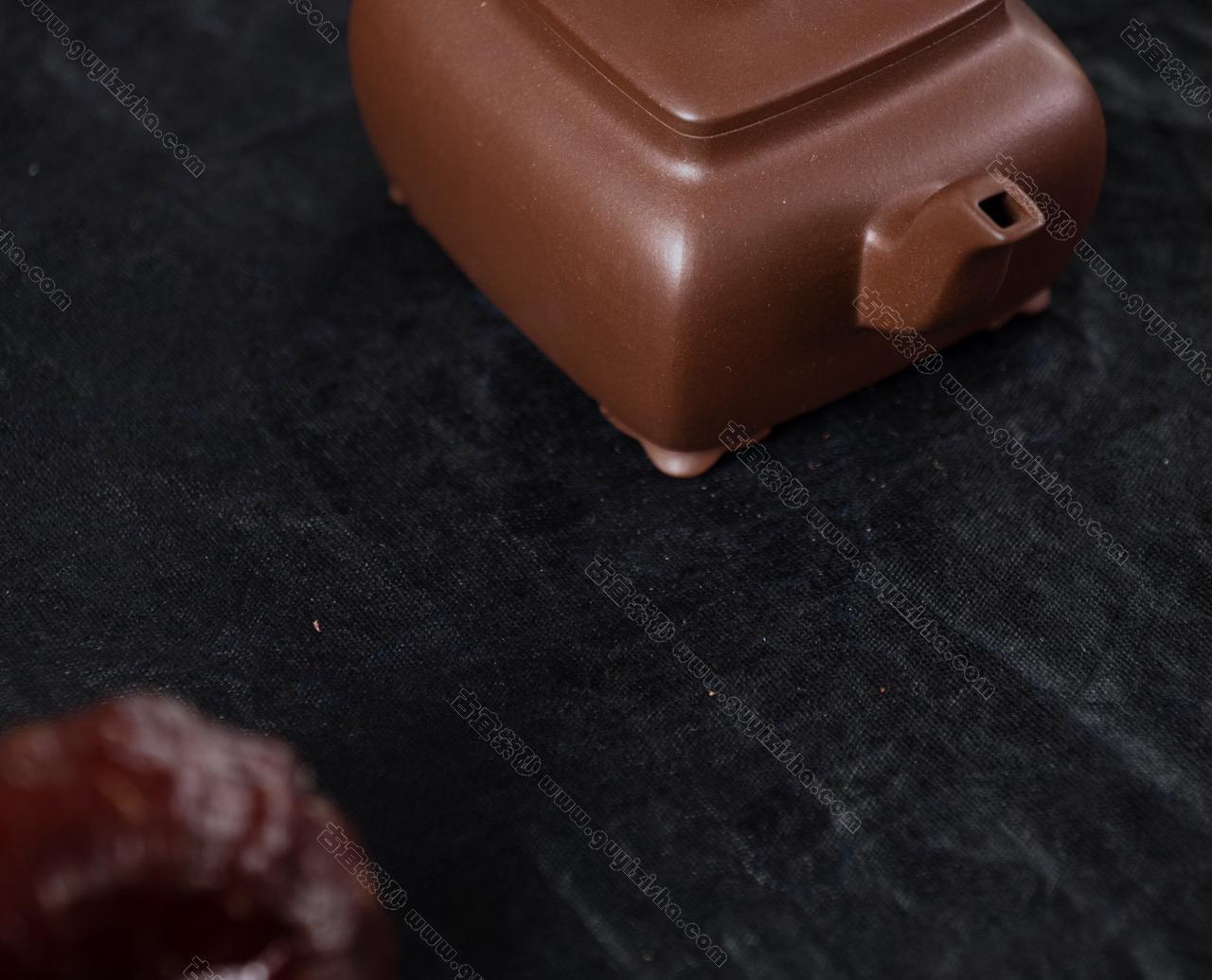 全手工四方如意|正品李文紫砂壶价格|紫泥280CC