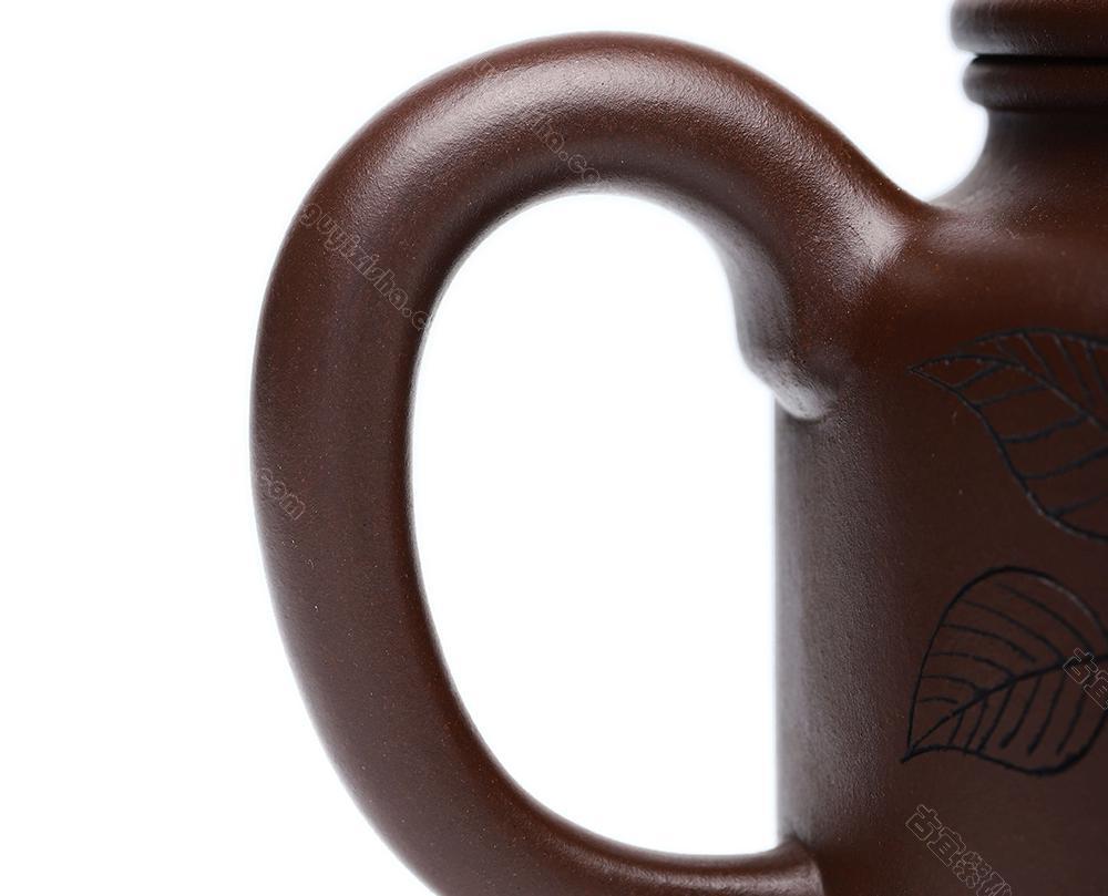 大德钟|正品鲍明亚紫砂壶价格|紫泥510CC