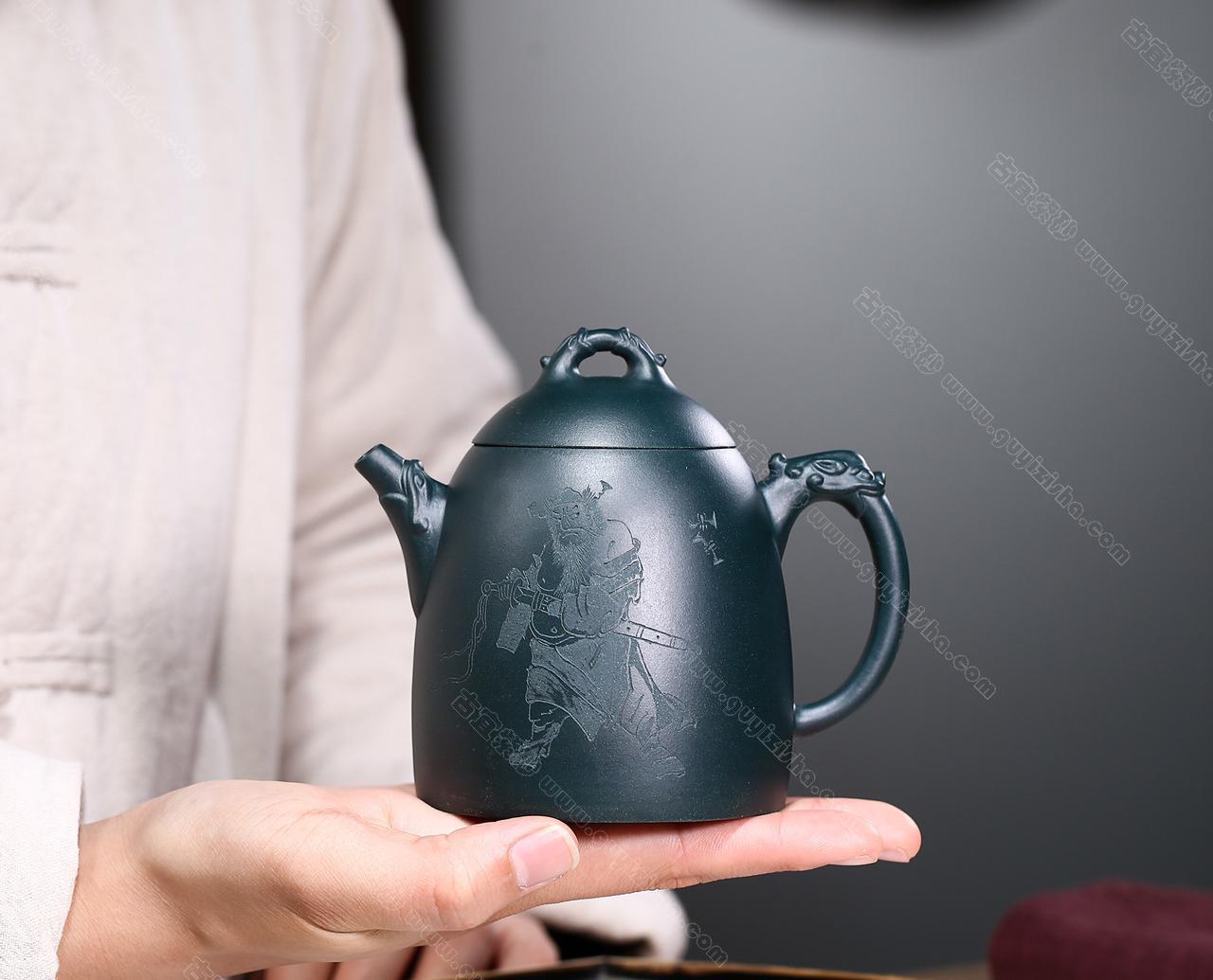 壺創作品 龙御秦权|正品杨军保紫砂壶价格|民国绿300CC