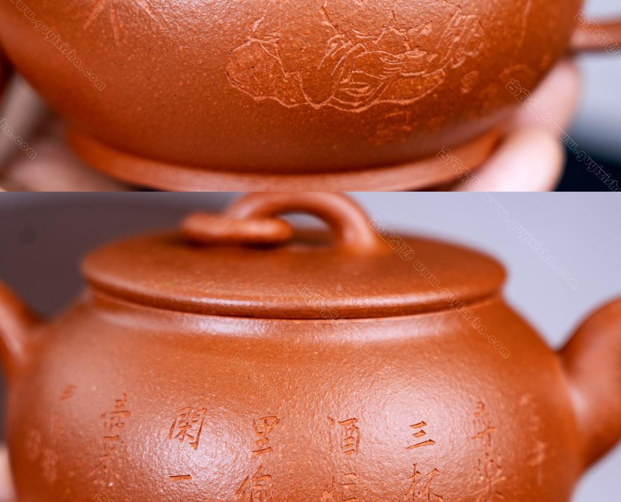 古韵圈钮|正品尹怀紫砂壶价格|降坡泥260CC 古韵圈钮|正品尹怀紫砂壶价格|降坡泥260CC